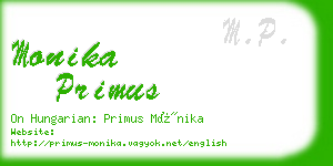 monika primus business card